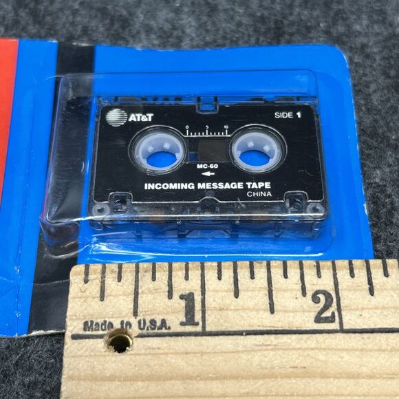 NOS Vintage 1988 AT&T Microcassette 2-Pack New & Sealed - Picture 4 of 5